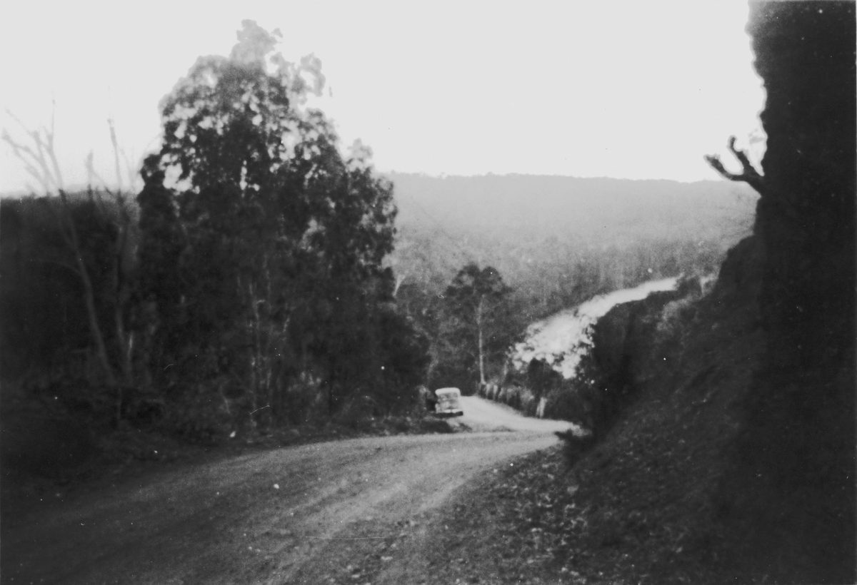 On the road back from Mount Crosby in 1950