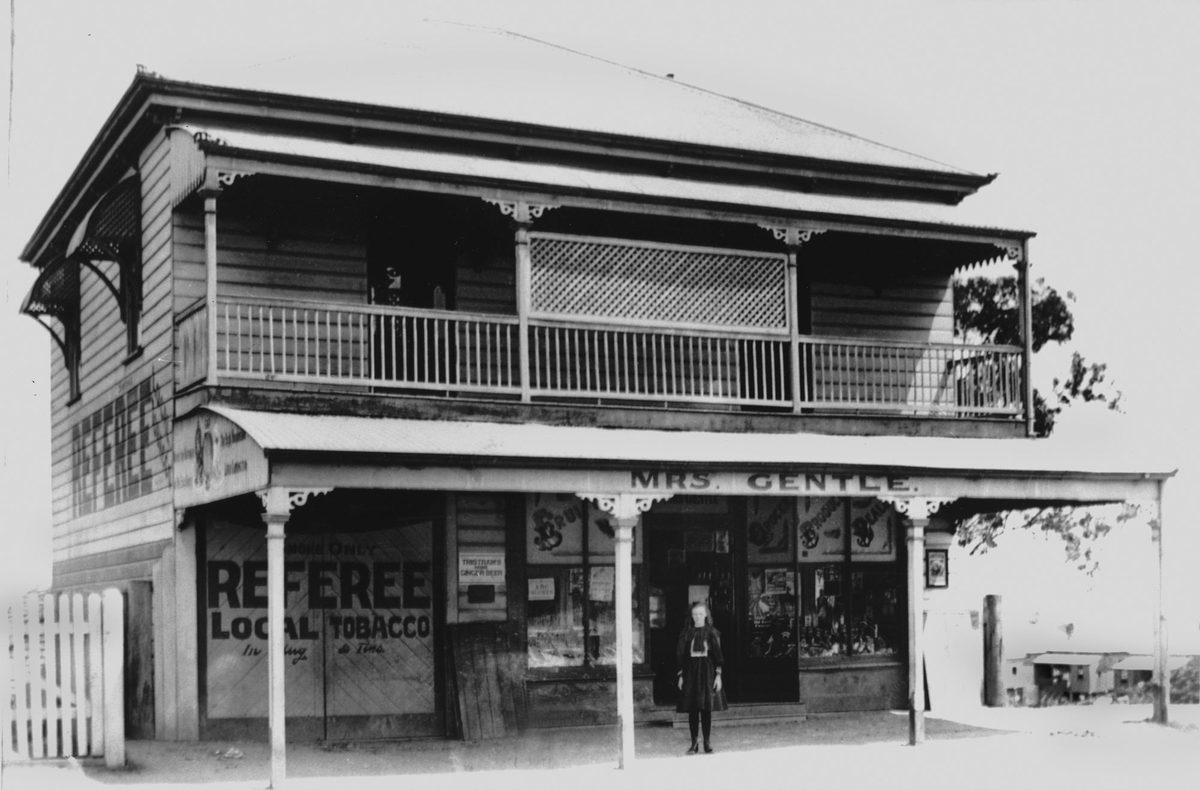 Mrs Gentle's Store at Red Hill, Brisbane, 1907