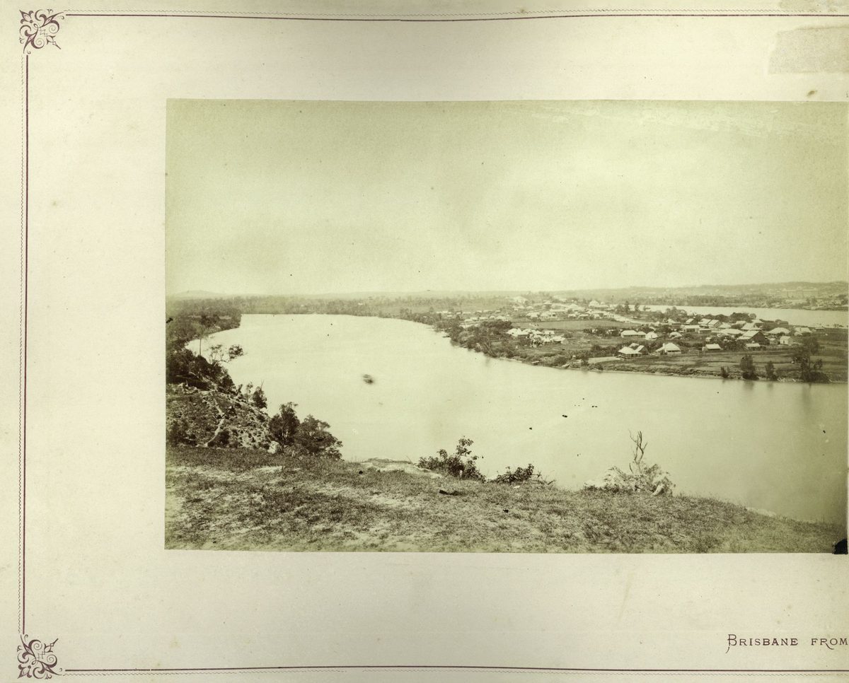 Huston's Ferry on the Logan River at Waterford, 1871