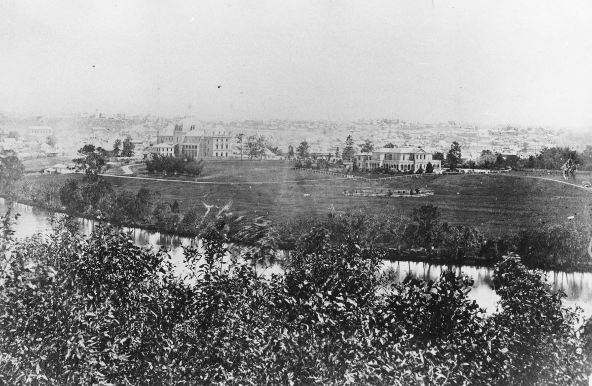 Croquet ground at Government House, George Street, 1869