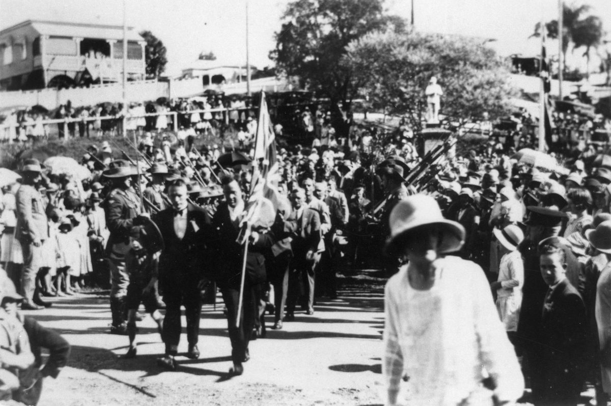 Anzac Day at Manly, 1922