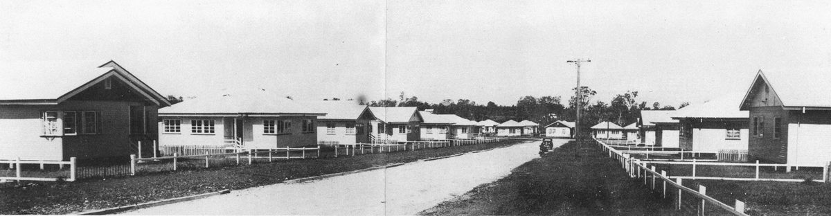 French imported housing project at Zillmere, Brisbane, 1952