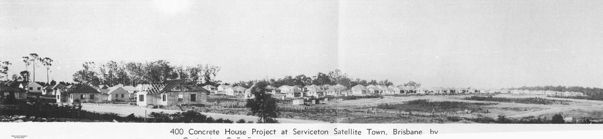 Housing project at Serviceton, Brisbane, 1952
