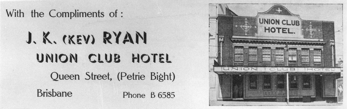 Union Club Hotel on Queen Street, Brisbane, 1946