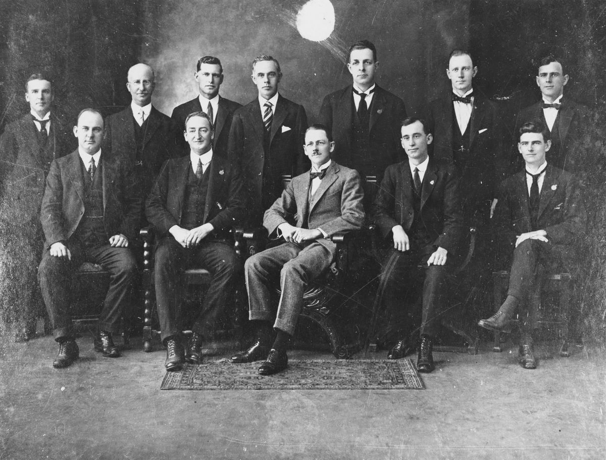 Members of the United Bank Officers' Association, Brisbane, 1924