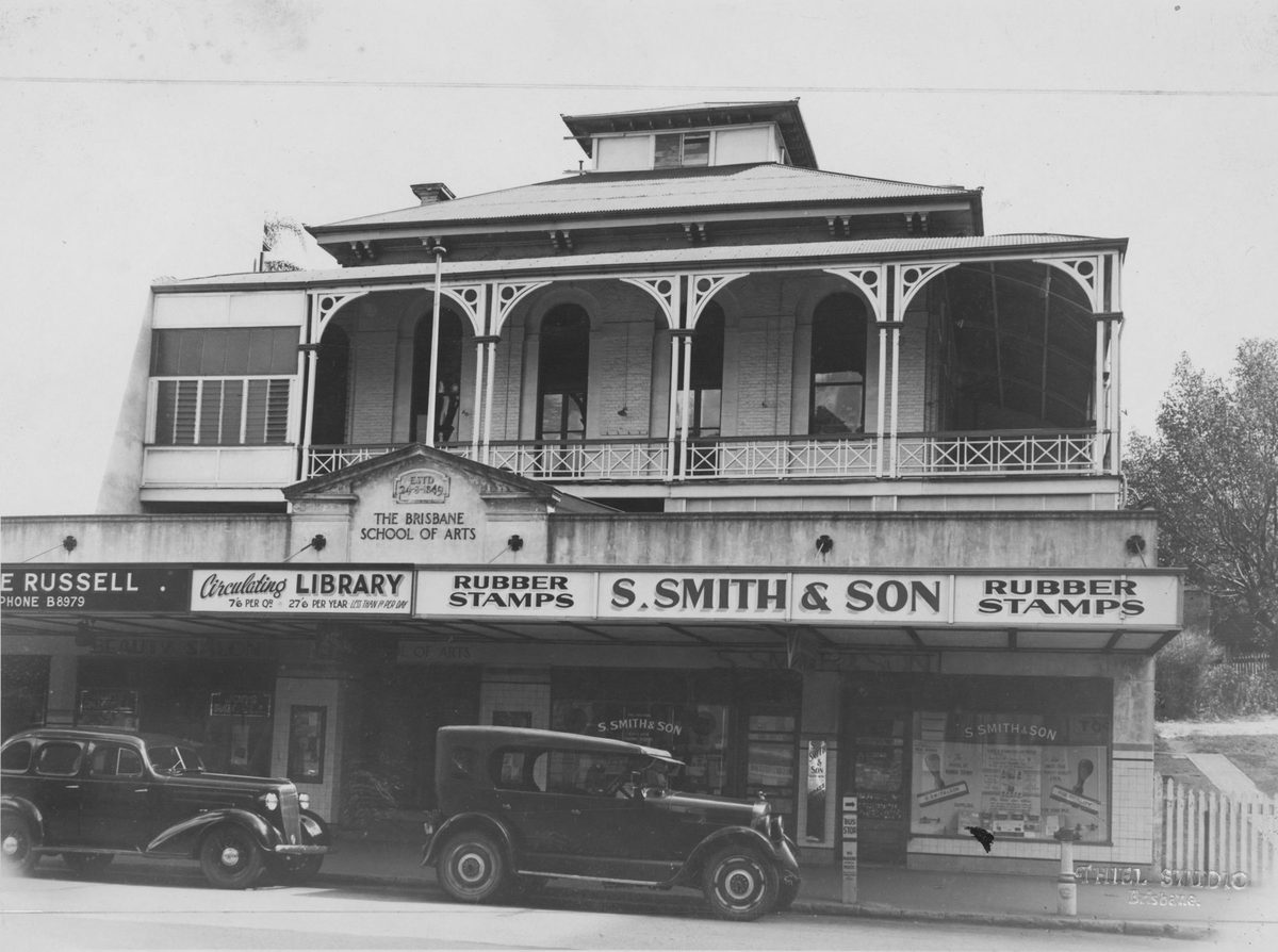 Brisbane School of Arts Building, 1937