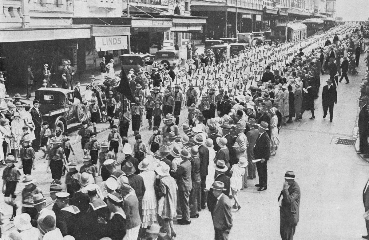 St. Patrick's Day march, Brisbane, 1931
