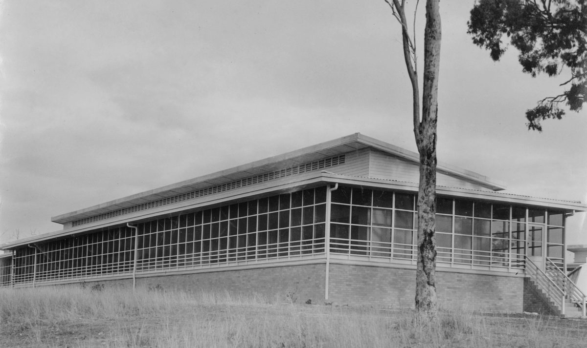 View of the newly constructed Kenmore Sanatorium, May 1945