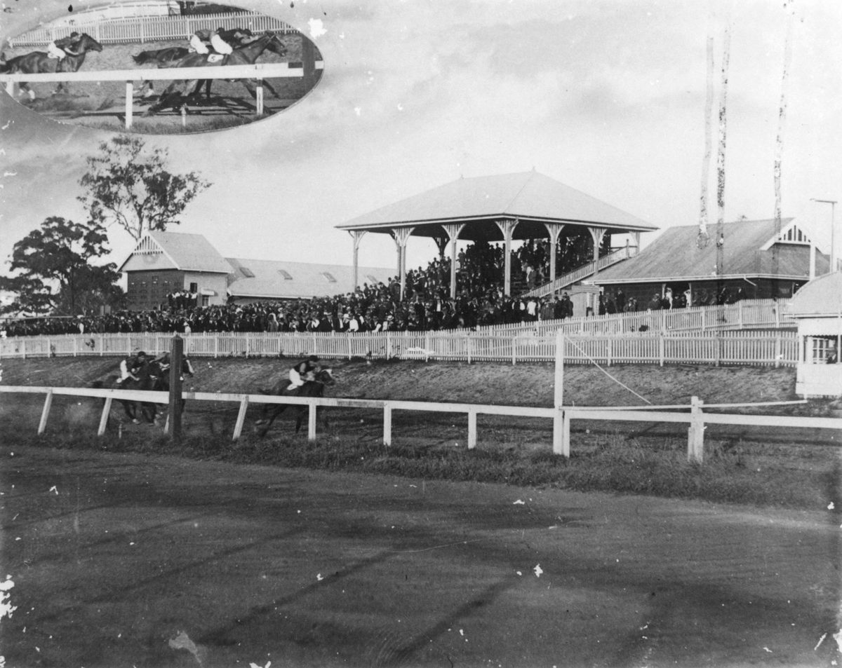 Marbella winning the final 300, Kedron Park, Brisbane, 1922