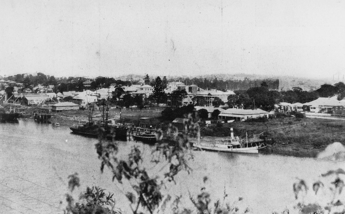 View looking towards Kangaroo Point, 1930