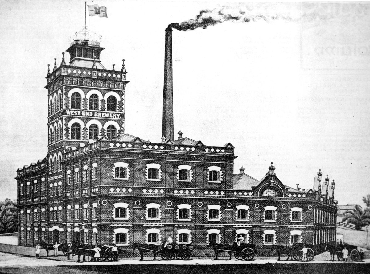West End Brewery, Brisbane, 1896