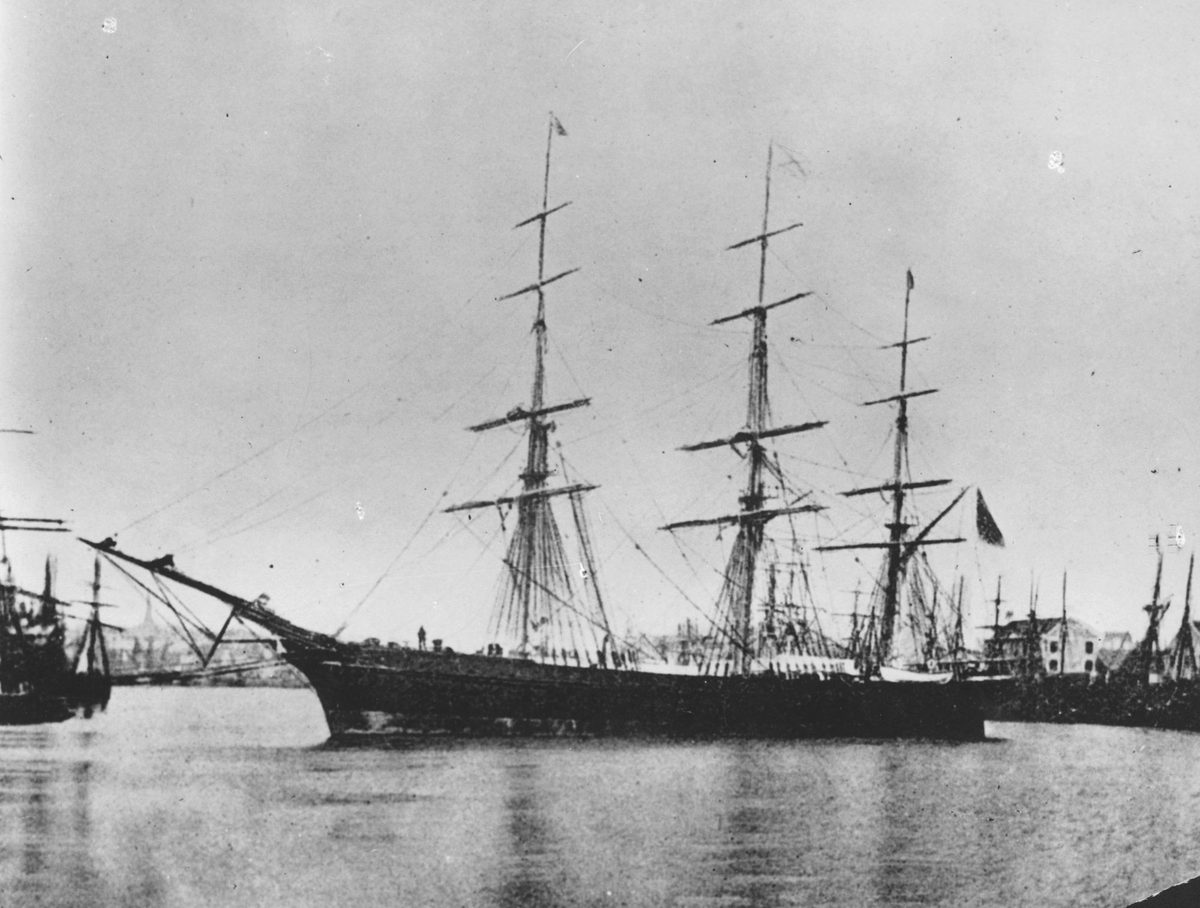 Clipper ship Black Prince, Brisbane, 1877