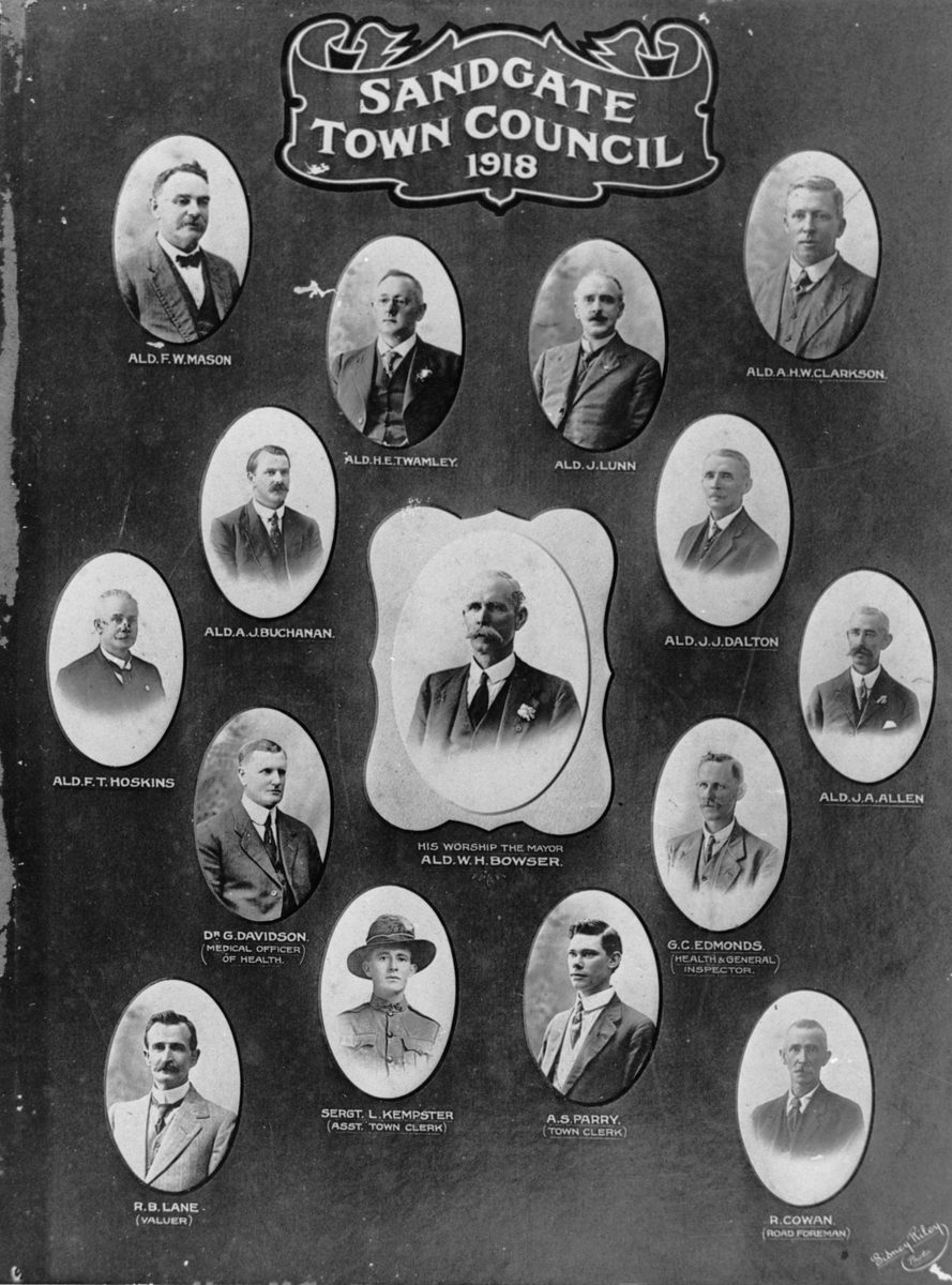 Members of the Sandgate Town Council, 1918